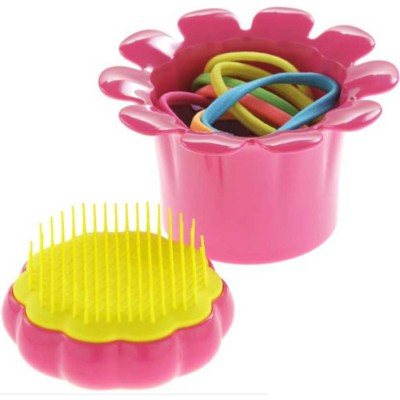 TANGLE TEEZER Flower Pink - Hair Brush - Main image