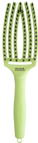 OLIVIA GARDEN Fingerbrush Dolce Vita Green Pistacchio - Hair Brush - Main image