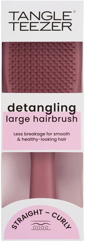 TANGLE TEEZER Ultimate Detangler Large Pink Velvet - Hair Brush - Main image