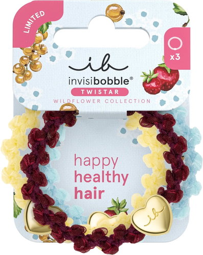INVISIBOBBLE Twistar Wildflower Cherry Twist, 3 ks -  Hair Ties - Main image