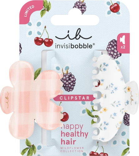 INVISIBOBBLE Clipstar M Wildflower Petals n Punch, 2 ks - Hajcsipesz - Fő fotó