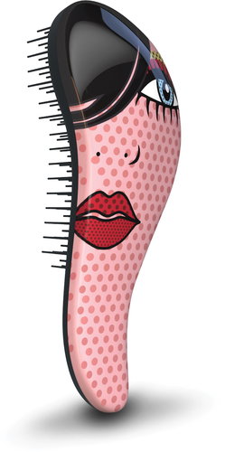 DTANGLER detangling Brush Red Lip - Hair Brush - Main image