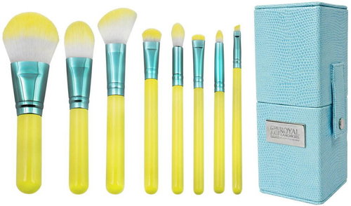 ROYAL & LANGNICKEL Love is ... Hopeful Travel Brush Kit 8 pcs Yellow - Make-up Brush Set - Main image