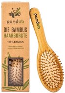 PANDOO Bambusová kefa na vlasy s prírodnými štetinami - Kefa na vlasy