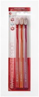 Toothbrush SWISSDENT Whitening Soft 3 Pack (red, orange, pink) - Zubní kartáček
