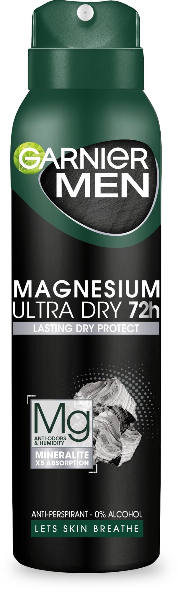 GARNIER Men Magnesium Ultra Dry 72H Spray 150 ml