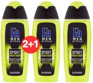 FA Men Sport Energy Boost Shower Gel 400 ml 2 + 1 - Shower Gel