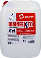 Antibakteriální gel DISINFEKTO Gel na ruce s obsahem alkoholu 5 l - Antibakteriální gel