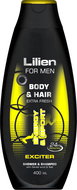 LILIEN Shower Gel & Shampoo Exciter 400 ml - Shower Gel