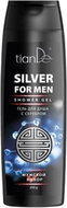 TIANDE For Men Men' s shower gel with silver 250 g - Shower Gel