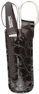 GLOBOS Travel manicure set 102-86 with crocodile skin design black - Manicure Set