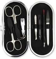 KELLERMANN ladies leather manicure set black L 58324 F N - Manicure Set