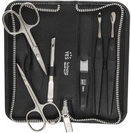 YES SOLINGEN leather manicure set 99269 black - Manicure Set
