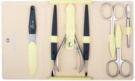 ERBE SOLINGEN ladies leather manicure 9193"Rainbow" yellow - Manicure Set
