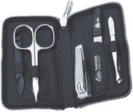 ERBE SOLINGEN leather travel manicure set 9940 black - Manicure Set