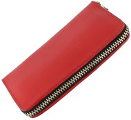 ERBE SOLINGEN travel leather manicure set 9942 red - Manicure Set