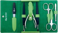 ERBE SOLINGEN ladies leather manicure 9194"Rainbow" green - Manicure Set