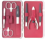 GÖSOL SOLINGEN ladies leather manicure MILANO 1609 red - Manicure Set
