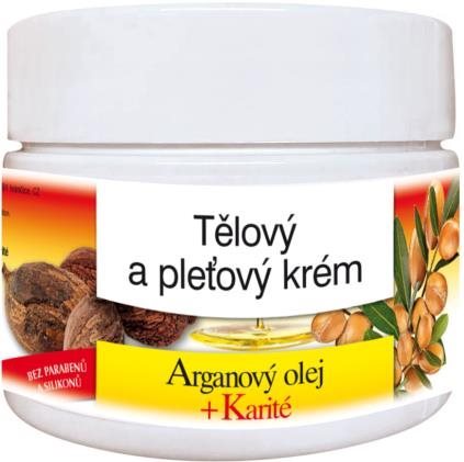 BIONE COSMETICS Bio Argánolaj és Shea vaj Test- és arckrém 260 ml