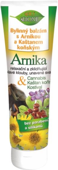 BIONE COSMETICS Bio Cannabis Gyógynövényes balzsam árnikával és vadgesztenyével 300 ml