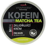 Tělový krém VIVACO Vivapharm Kofein a Matcha Zelený Čaj Zklidňující a hydratační krém pro muže 200 ml  - Tělový krém