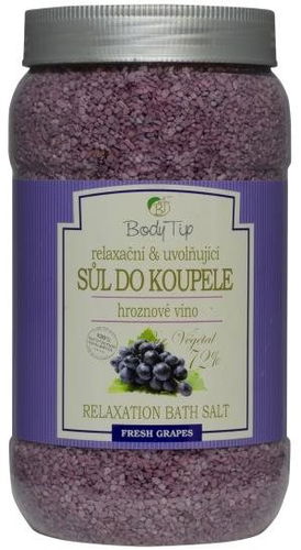 VIVACO Body Tip Relaxační sůl do koupele Hroznové víno 1200 g - Sůl do koupele - Hlavní obrázek