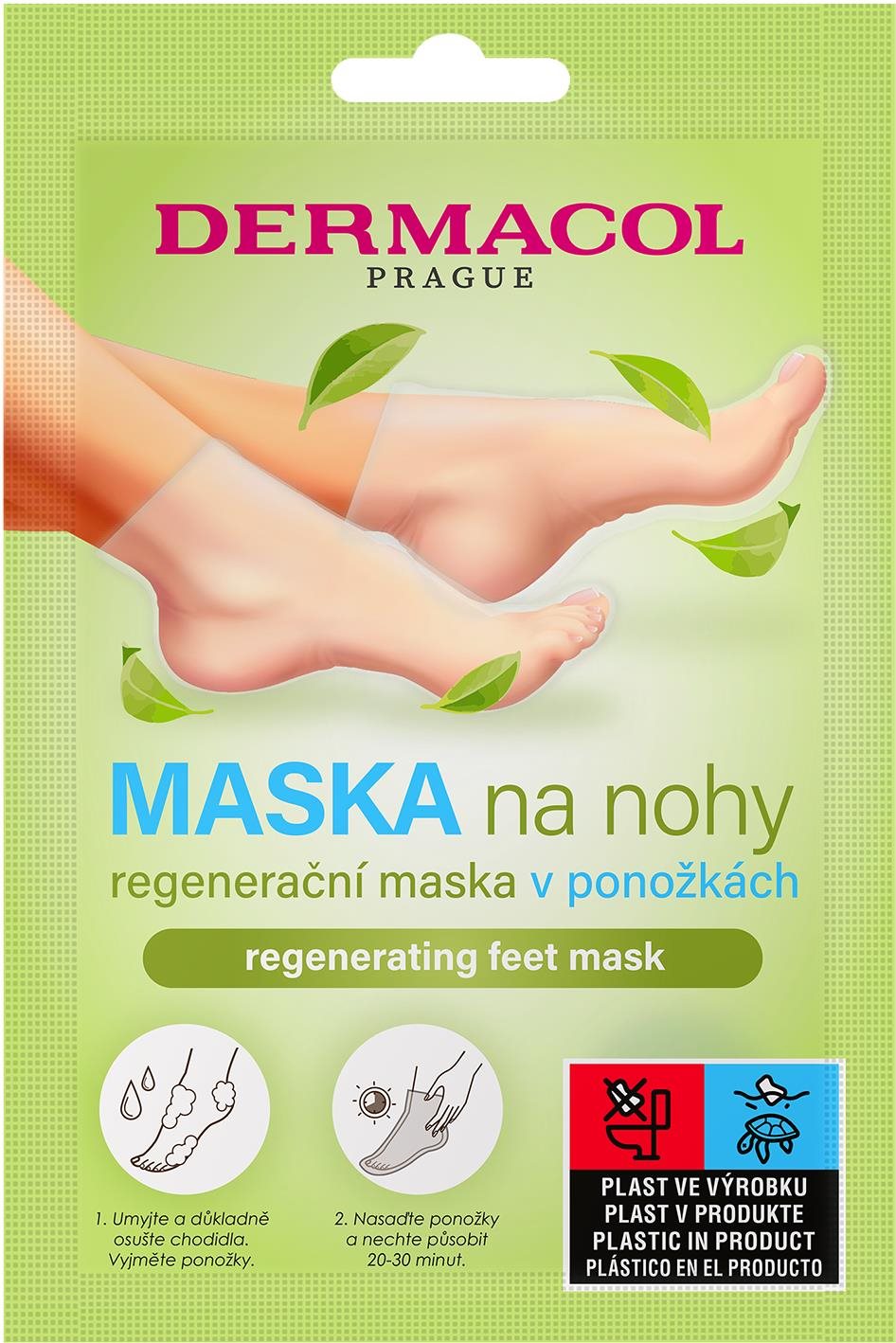 DERMACOL Regeneráló lábmaszk zokni 2×15 ml