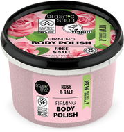 Body Scrub ORGANIC SHOP Růže a sůl 250 ml - Tělový peeling