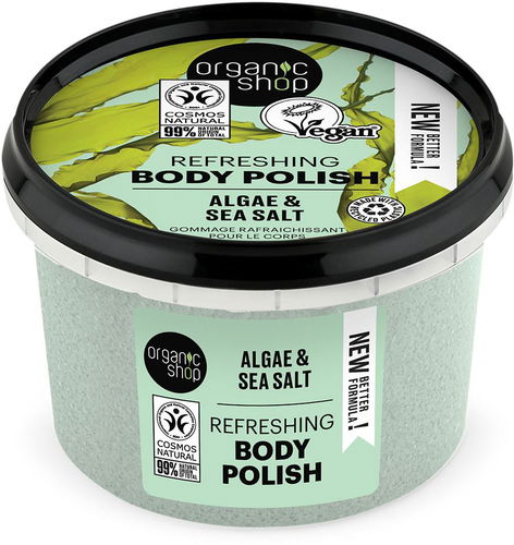 ORGANIC SHOP Řasy a mořská sůl 250 ml - Tělový peeling - Hlavní obrázek