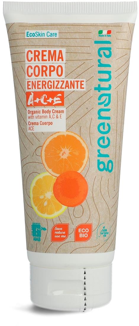 GREENATURAL Bio stimuláló testápoló krém ACE vitaminokkal 200 ml