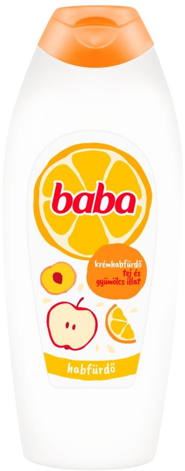 Baba tej & gyümölcs habfürdő 750 ml
