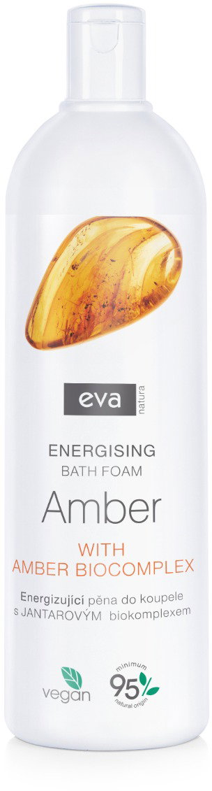 EVA NATURA Energizáló fürdőhab borostyán biokomplexszel, 750 ml