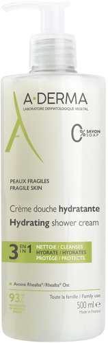 A-DERMA Hydrating Shower Cream 500 ml - Sprchový krém - Hlavní obrázek