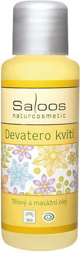 SALOOS Bio Tělový a masážní olej Devatero kvítí  50 ml - Masážní olej - Hlavní obrázek