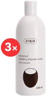 ZIAJA Coconut Cream Shower Soap 3 × 500ml - Shower Cream