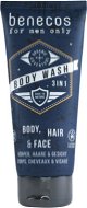 BENECOS For Men Only Body Wash 3 in 1 200 ml - Sprchový gél