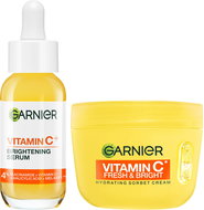 GARNIER Vitamin C* Fresh & Bright 85 ml + Vitamin C Brightening Super Serum 30 ml - Cosmetic Gift Set