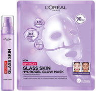 L'ORÉAL PARIS Revitalift Filler Glass Skin liquid Cream 50 ml + Glass Skin mask 25 g - Dárková kosmetická sada