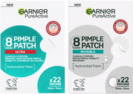 GARNIER Pimple Patch Hydrocolloid invisible patches 22 pcs + GARNIER Pure Active 8H Ultra 22 pcs - Cosmetic Gift Set