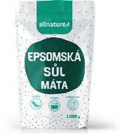 Allnature Epsom Salt Mint 1kg - Bath Salt