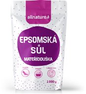 Allnature Epsomská sůl Mateřídouška 1 kg - Sůl do koupele