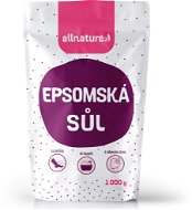 Allnature Epsomská sůl 1 kg - Sůl do koupele