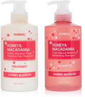KUNDAL Spring Edition Honey & Macadamia Cherry Blossom Set 1000 ml - Haircare Set