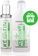 CLINICAL Keratin kúra 100 ml + Kofeinový šampon 250 ml - Hair Treatment