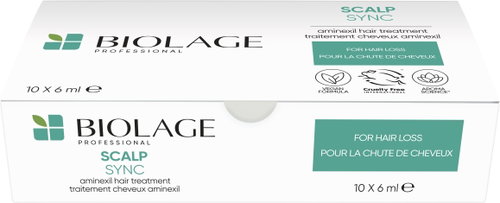 BIOLAGE ScalpSync anti-hair fall treatment with aminexil 10 × 6 ml - Hair Treatment - Main image
