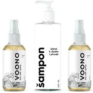 VOONO Hydratační šampon 250 ml + Sea salt spray 2× 100 ml - Sada