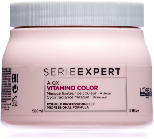 ĽORÉAL PROFESSIONNEL Serie Expert  A-Ox Vitamino Color Masque 500ml - Hair Mask - Main image