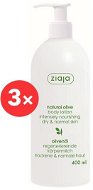 ZIAJA Natural Olive Body Milk 3 × 400ml - Body Lotion