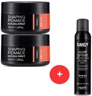 DANDY Natural Efect Shaping Pomade 2 x 100 ml + DANDY Extra Dry Fixing Hair Spray 300 ml - Sada