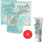 FOAMIE Aloe You Vera Much Set shampoo + conditioner + sponge for washing + hand gel - Cosmetic Set